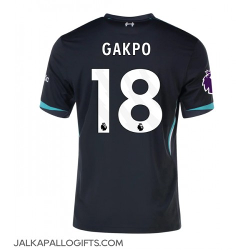 Liverpool Cody Gakpo #18 Vieraspaita 2024-25 Lyhythihainen